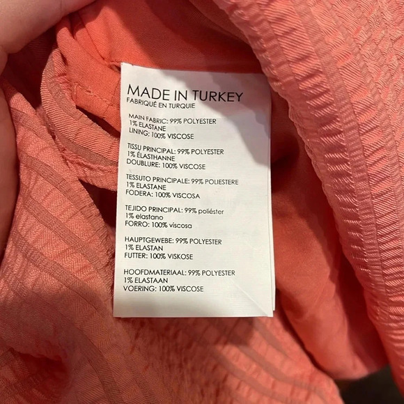 NWT!! Club Monaco - Swing Dress - Coral - Size 12 - Picture 9 of 10